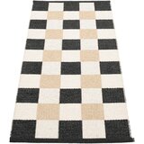 Pappelina Črn/kremno bel zunanji in notranji tekač 70x160 cm Pix Black Vanilla – Cene