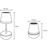 Globo 36638W - LED solarna lampa 10xLED/0,06W/3V IP44 bela | Eponuda.com