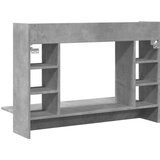 vidaXL Stenska pisalna miza betonsko siva 105x48x75 cm inženirski les | Shoptok.si