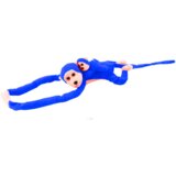 Plišana igračka majmun s bebom 70 cm - plava | shoptok.hr
