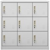  Ormarići s ključem 5 kom svjetlosivi 90 x 45 x 92,5 cm čelični | shoptok.hr