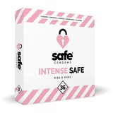 SAFE Rebrasti kondomi - Intense, 36 kom