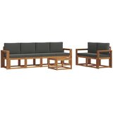  Set vanjskih sofa 7 kom. Prirodna i antracit | shoptok.hr