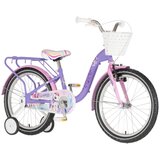 Visitor Bicikl kids unicorn 20" 10" v-brake kontra 115-135cm (20") ljubičasti | Eponuda.com
