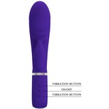 Pretty Love Prescott Red Super Soft Silicone Dual Vibrator Purple | shoptok.hr