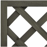 Vrtna sadilica s rešetkom siva 50x25x90 cm od masivne jelovine | shoptok.hr