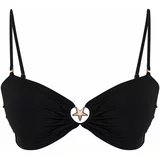 Trendyol Black*001 Plain Strapless Bikini Tops