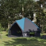  Teepee šotor s streho Modra in siva 490 x 410 x 210 cm, (5000091170) | Shoptok.si