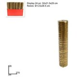 Dekorativna TKANINA VELUR 28*270CM ZLATNA MN002003A | Eponuda.ba