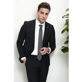 Dewberry 76373 Mens Black 6 Drop Suit Set - Blazer-Trousers-BLACK | Shoptok.si
