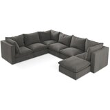 Makamii Temno siva kotna sedežna garnitura (levi kot/v obliki črke "U") Manao – | Shoptok.si