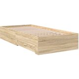  Krevetna konstrukcija Smeđa 90 x 190 cm Konstruirano drvo | shoptok.hr