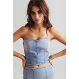 Legendww ženski teksas korset top 8205-8251-l2 Cene