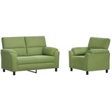  Set sofe 2 pcs Svijetlo zelena Baršun - Svijetlo zelena 1-Sjedalo + 2-Sjedalo (120 cm) | shoptok.hr