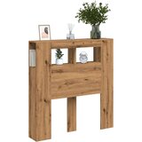 vidaXL LED uzglavlje boja hrasta artisan 100x18,5x103,5 cm drveni | shoptok.hr