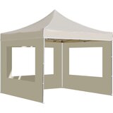  šator za zabave sa zidovima aluminijski 2 x 2 m krem | shoptok.hr