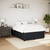 Furnova Posteljni okvir brez vzmetnice črn 140x190 cm žamet, (21939195) | Shoptok.si
