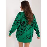 BADU Cardigan-BA-SW-12038.20-black-green | Shoptok.si