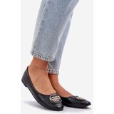 Boto PS1 Flats With Decoration Black Ainoria | Eponuda.ba