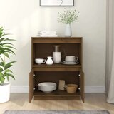  Komoda smeđa boja meda 60 x 34 x 75 cm od masivne borovine | shoptok.hr