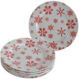Sigma ng porcelan set za kolače (beli/crvene pahuljice) Cene