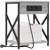  Noćni ormar 2 pcs Siva Sonoma 41 x 31 x 51 cm Konstruirano drvo | shoptok.hr