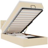  Otomanski krevet s madracem krem 100x200 cm tkanine | shoptok.hr