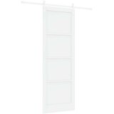  Klizna vrata Bijela 83 x 232 cm Masivna borovina | shoptok.hr