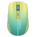 Canyon MW-44, 2 in 1 Wireless optical mouse with 8 buttons, DPI 800/1200/1600, 2 mode(BT/ 2.4GHz), 500mAh Lithium battery,7 sing
