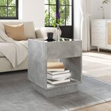  Stolić s beskonačnim LED siva boja betona 40x40x50 cm | Eponuda.com