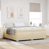  Konstrukcija postelje krema 200 x 200 cm blago, (5000069861) | Shoptok.si