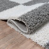 Lesnina XXXL PREPROGA Z VISOKIM FLOROM Milano 160/230 cm tkano bela, svetlo siva | Shoptok.si