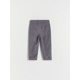 Reserved - Regular hlače od rebrastog baršuna - light grey | shoptok.hr