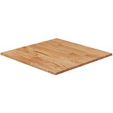 vidaXL Kvadratna mizna plošča sv. rjava 60x60x1,5 cm trdna hrastovina Cene