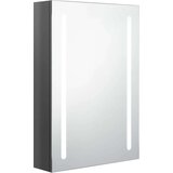  Kupaonski ormarić s ogalom sjajni sivi 50 x 13 x 70 cm | shoptok.hr