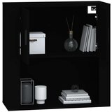  Zidni ormarić crni 80 x 33 x 80 cm od konstruiranog drva | shoptok.hr