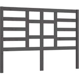  Posteljno vzglavje sivo 156x4x104 cm trdna borovina, (20644639) | Shoptok.si