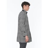 Dewberry PLT8391 MEN'S COAT-PATTERNED BLACK | Shoptok.si