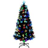 vidaXL Umjetno božićno drvce Zelena 120 cm PVC | shoptok.hr