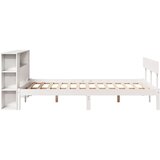  s regalom z knjige bez madraca bijeli 140x190cm borovina | shoptok.hr