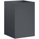  Vrtna saksija Antracit 40 x 40 x 60 cm Čelična vrata | shoptok.hr