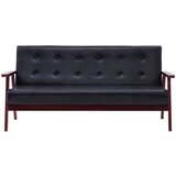 2-dijelni set sofa od umjetne kože crni | shoptok.hr