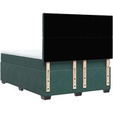  Krevet s oprugama i madracem tamnozeleni 140x200 cm baršunasti | shoptok.hr