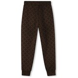 Michael Kors Otroški spodnji del trenirke rjava barva, R30444 | Shoptok.si