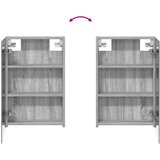 Kupaonski ormar s ogledalom Siva Sonoma 40 x 10,5 x 60,5 cm | shoptok.hr