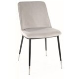  Stolica JILL - Baršun - svijetlo siva | shoptok.hr