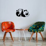 Opviq zidna dekoracija Panda2, 52x31 cm, 1.2mm, Crna | ePonuda.com