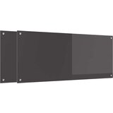 vidaXL Zaščita za kuhinjo 2 pcs Temno siva 120 x 50 cm kaljeno steklo | Shoptok.si