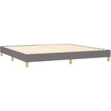  Box spring posteljni okvir temno siv 200x200 cm blago, (20684270) | Shoptok.si