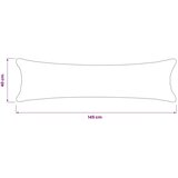  Presvlaka za jastuk 2 kom. HEERLEN Tamnozelena 40 x 145 cm - Tamnozelena 40 x 145 cm 2 | shoptok.hr